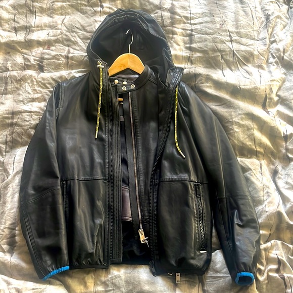 Brand New DIESEL man’s leadher jacket